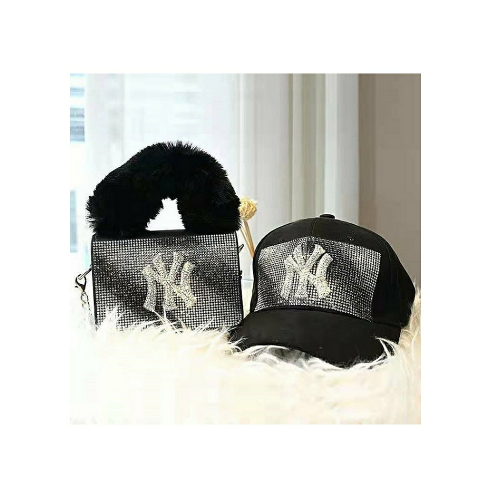 NY BLING ADJUSTABLE CAP - Picture 2 of 2